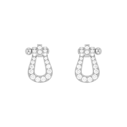 [Opulent Aurora]FORCE 10 FULL DIAMOND STUD EARRINGS MINI MODEL