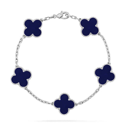 [Amore Jewelry]CLOVER 5 MOTIF LAPIS LAZULI BRACELET COLLECTION
