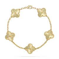 [Amore Jewelry] CLOVER 5 MOTIF LASER BRACELET COLLECTION