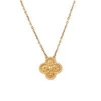 [Amore Jewelry]CLOVER 15MM  BRONZING NECKLACE