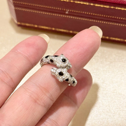 [Amore Jewelry]PANTHERE 5MM ALL DIAMOND RING