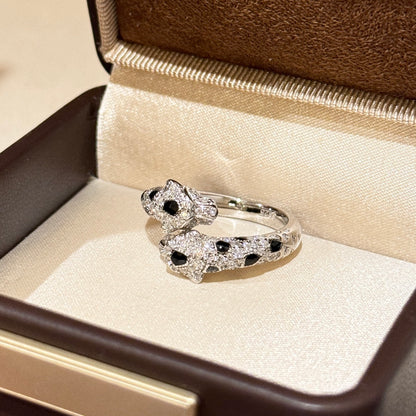 [Amore Jewelry]PANTHERE 5MM ALL DIAMOND RING