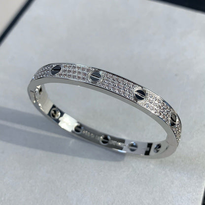 [Opulent Aurora]LOVE BRACELET 6.1MM DIAMOND-PAVED CERAMIC
