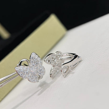 [Amore Jewelry]BUTTERFLY ALL DIAMOND EARRINGS
