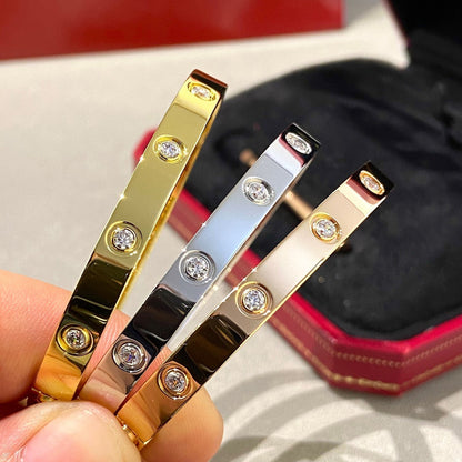 [Opulent Aurora]LOVE BRACELET 6.1MM 10 DIAMONDS