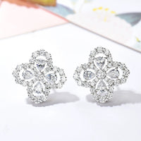 [Amore Jewelry]LOOP EARRINGS FULL MOTIF DIAMOND 16MM