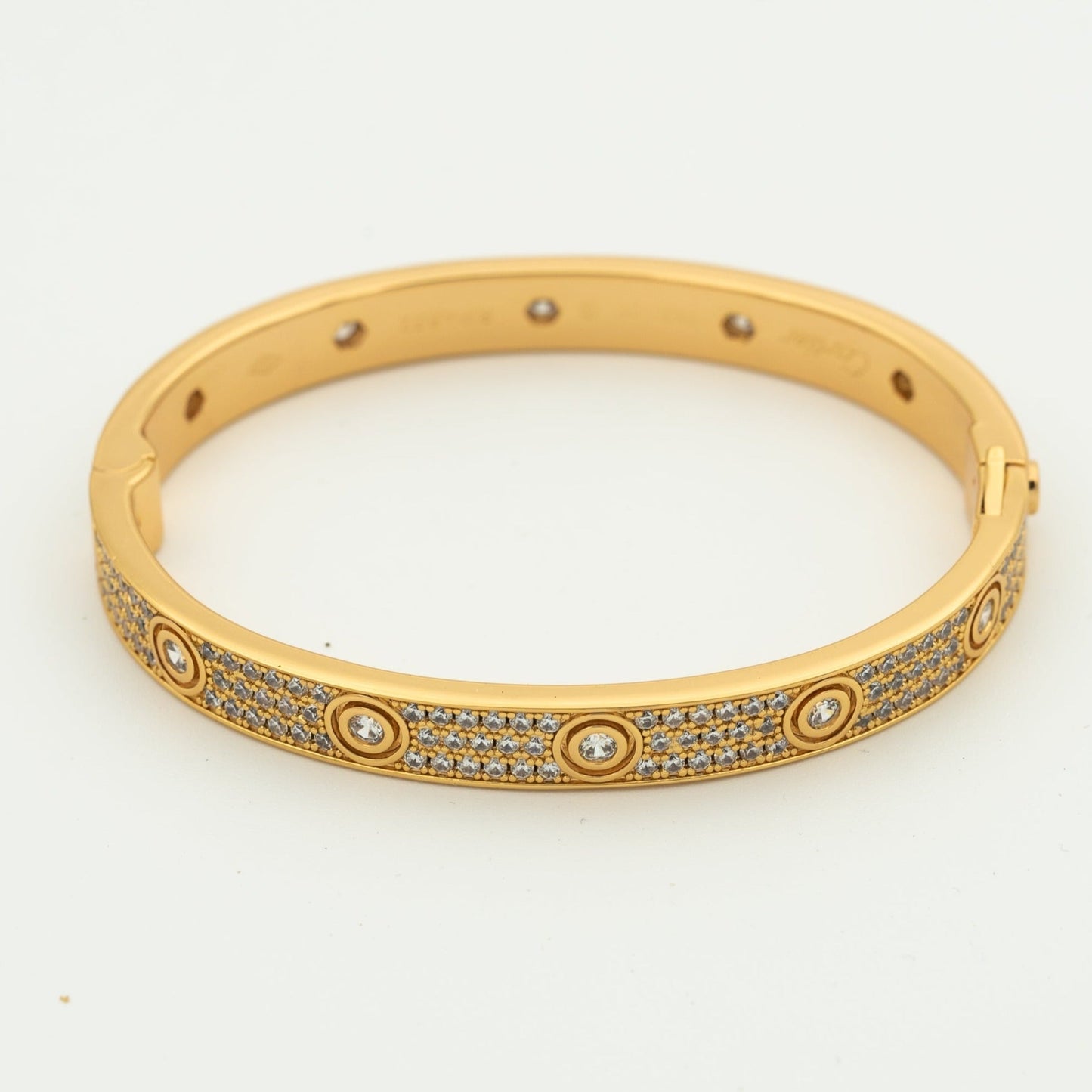 [Opulent Aurora]LOVE BRACELET 6.1MM DIAMOND-PAVED 10 BIG DIAMONDS
