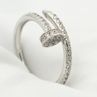 [Amore Jewelry]JUSTE RING 1.8MM SILVER DIAMONDS