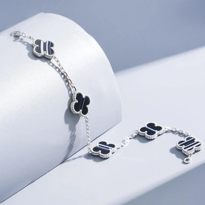 [Amore Jewelry] CLOVER 5 MOTIF PULSAR STONE BRACELET COLLECTION