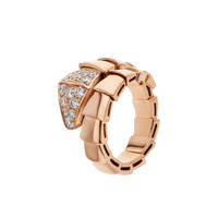 [Amore Jewelry]SERPENTI RING PINK GOLD DIAMOND