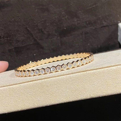 [Opulent Aurora]BEE LOVE GOLD BRACELET FULL DIAMOND