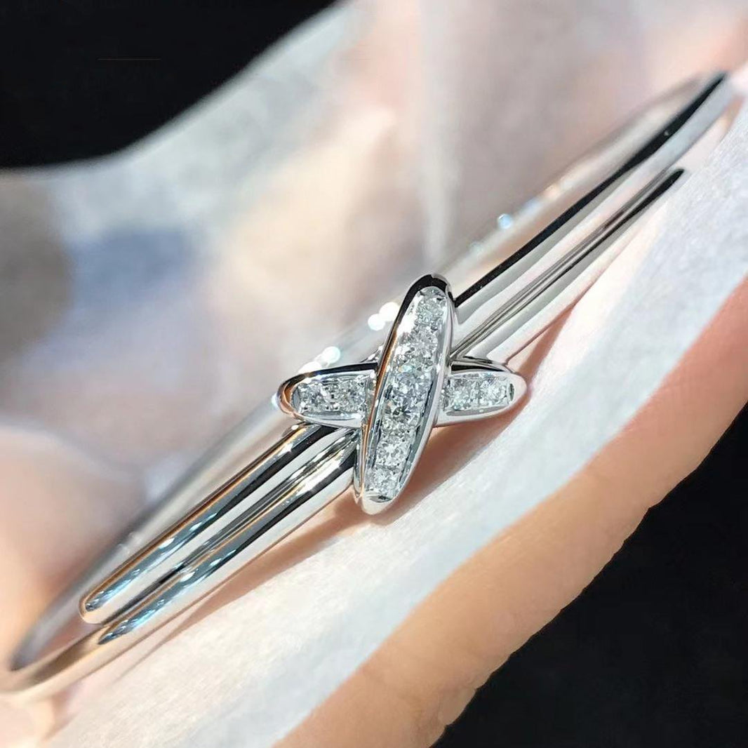 [Amore Jewelry]JEUX DE BRACELET SILVER DIAMONDS