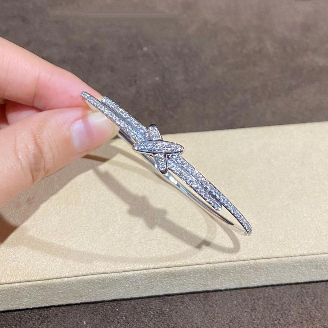 [Amore Jewelry]JEUX DE BRACELET DIAMONDS SILVER