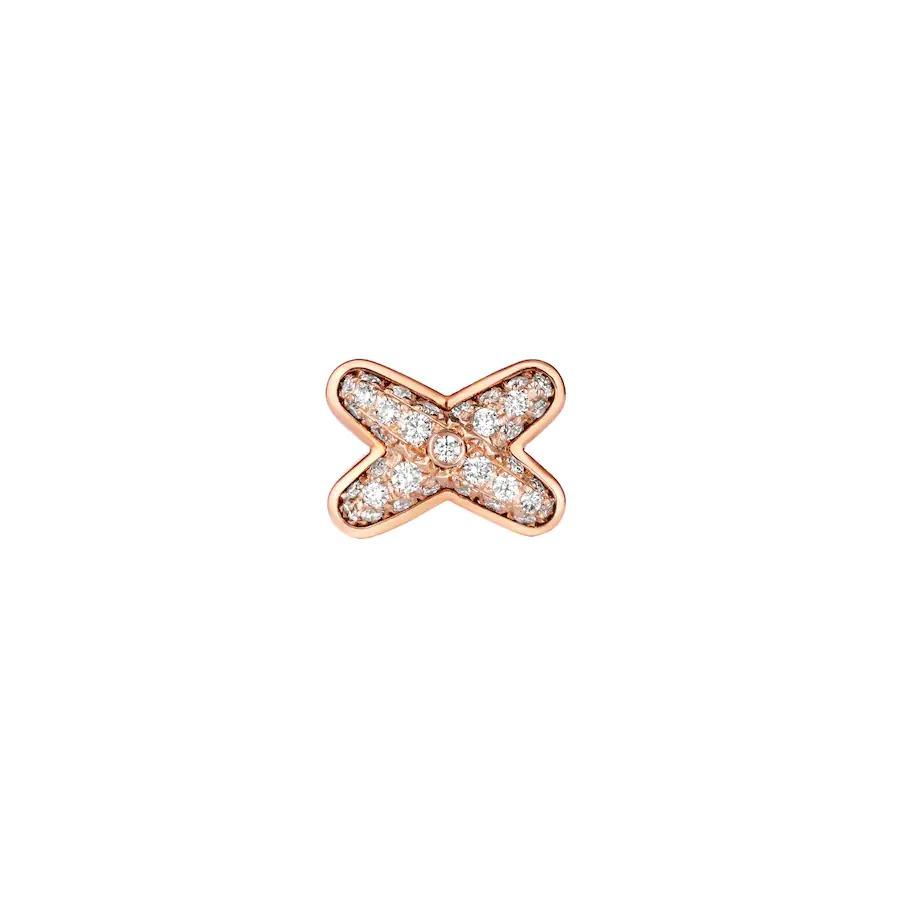 [Amore Jewelry]JEUX DE PINK GOLD DIAMOND EARRINGS