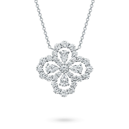 [Opulent Aurora]LOOP NECKLACE FULL MOTIF DIAMOND 16MM MULTIPLE COLORS