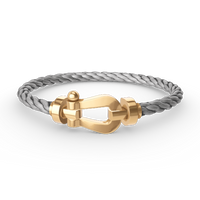[Amore Jewelry]FORCE LARGE HORSESHOE NO DIAMOND BRACELET GOLD