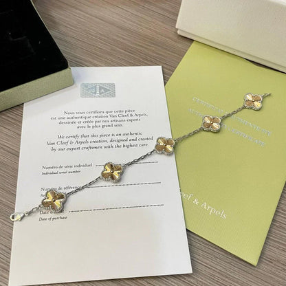 [Amore Jewelry] CLOVER 5 MOTIF LASER BRACELET COLLECTION