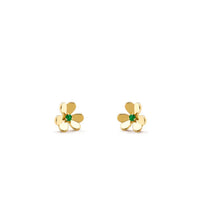 [Amore Jewelry]FRIVOLE  FLOWER MALACHITE EARRINGS