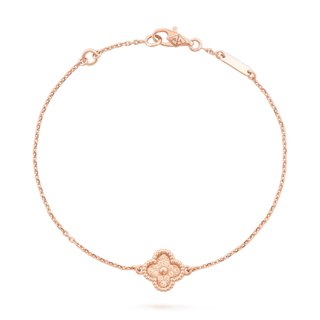 [Amore Jewelry]CLOVER SINGLE FLOWER BRACELET