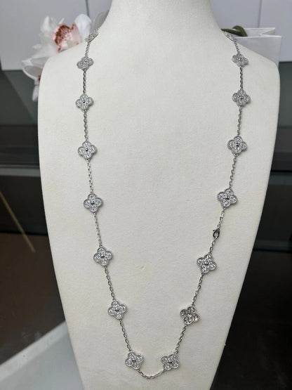 [Amore Jewelry]CLOVER 20 MOTIFS DIAMOND SILVER