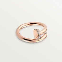 [Amore Jewelry]JUSTE RING 2.65MM PINK GOLD DIAMOND